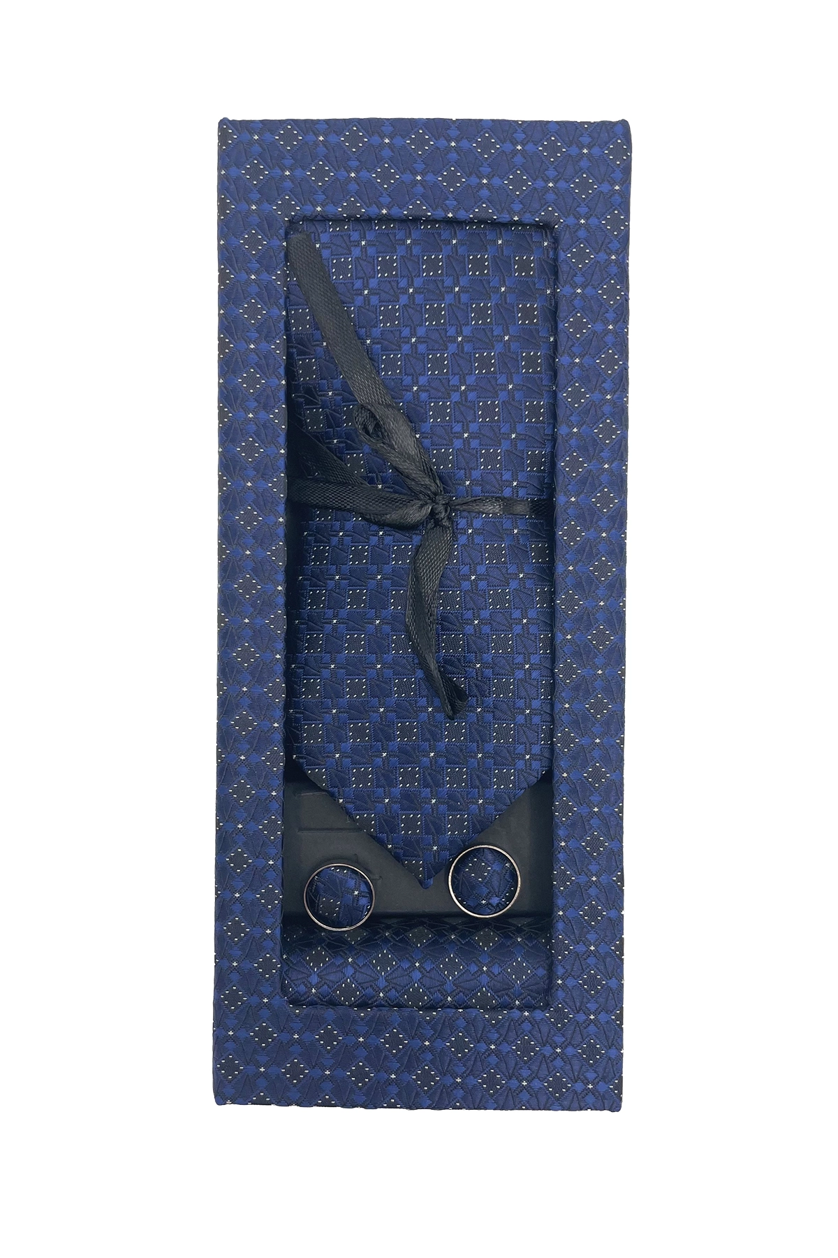 Set 3 piezas corbata pañuelo gemelos modelo Madrid Set 3 piezas corbata pañuelo gemelos modelo Madrid